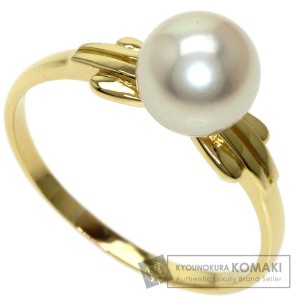 ミキモト MIKIMOTO  パール 真珠  リング・指輪 K14イエローゴールド レディース  中古