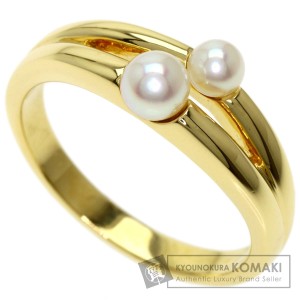 ミキモト MIKIMOTO  パール 真珠   リング・指輪 K18イエローゴールド レディース  中古