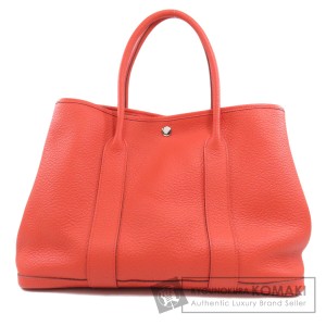 エルメス HERMES  ガーデンパーティPM カプシーヌ シルバー金具  トートバッグ ネゴンダ 中古