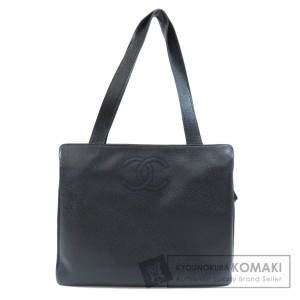 シャネル CHANEL  ココマーク  トートバッグ キャビアスキン レディース  中古