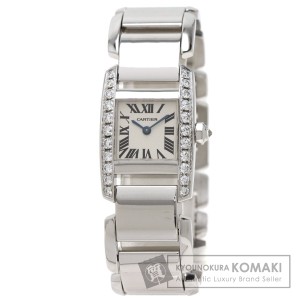 カルティエ CARTIER WE70039H  タンキッシムMM ダイヤモンドベゼル  腕時計 K18ホワイトゴールド 中古