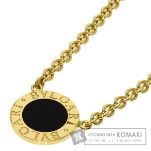 ブルガリ BVLGARI  ブルガリブルガリ オニキス   ネックレス K18イエローゴールド レディース 中古