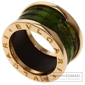 ブルガリ BVLGARI  B-zero1 ビーゼロワン ボーエナイトグリーン 4バンド #51  リング・指輪 中古