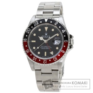 ロレックス ROLEX 16710  GMTマスター2 トリチウム 赤黒ベゼル  腕時計 ステンレススチール SS   中古