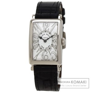 フランクミュラー FRANCK MULLER  902QZ   ロングアイランド  腕時計 K18ホワイトゴールド 革   中古