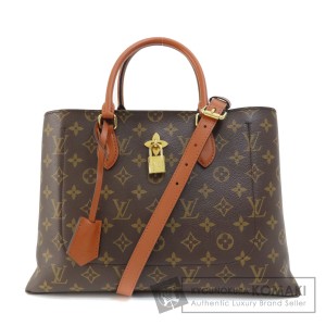 ルイヴィトン LOUIS VUITTON M43770  フラワートート モノグラム  ハンドバッグ 中古