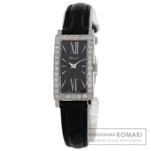 ショパール Chopard 13/6973.20  クラシック 　ダイヤモンド  腕時計 K18ホワイトゴールド 革   中古