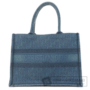 クリスチャンディオール CHRISTIAN DIOR  ブックトート スモール オブリーク  トートバッグ 中古