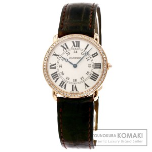 カルティエ CARTIER WR000651  ロンド ルイ カルティエ LM 36mm ダイヤモンド  腕時計 中古