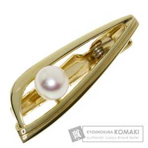 ミキモト MIKIMOTO  アコヤパール 真珠  タイピン K14イエローゴールド メンズ  中古