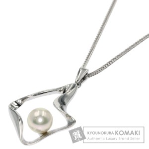 ミキモト MIKIMOTO  パール　真珠  ネックレス シルバー レディース  中古