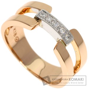 SELECT JEWELRY 5P ダイヤモンド リング・指輪 K18WG レディース