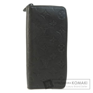 ルイヴィトン LOUIS VUITTON M62902  ジッピーウォレット・ヴェルティカル モノグラムシャドウ  中古