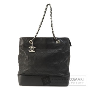 シャネル CHANEL  チェーンバッグ マトラッセ ココマーク シルバー金具  トートバッグ 中古