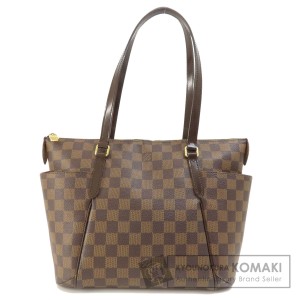 VIBRATO新着アイテムLOUIS VUITTON ルイヴィトン トートバッグ ダミエ トータリーPM ハンドバッグ 肩掛け TOTALLY 鞄 かばん N41282    ブラウン 茶 ゴールド金具 レディース【品】