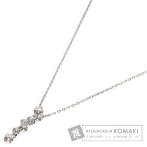 スタージュエリー STAR JEWELRY  ダイヤモンド  ネックレス K18ホワイトゴールド レディース  中古