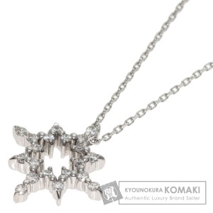 スタージュエリー STAR JEWELRY  ダイヤモンド  ネックレス K18ホワイトゴールド レディース  中古