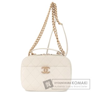 シャネル CHANEL  マトラッセ ゴールド金具  ショルダーバッグ キャビアスキン レディース  中古