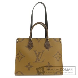 ルイヴィトン LOUIS VUITTON M45321  オンザゴーMM モノグラムジャイアント  トートバッグ 中古