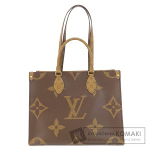 ルイヴィトン LOUIS VUITTON M45321  オンザゴーMM モノグラムジャイアント  トートバッグ 中古