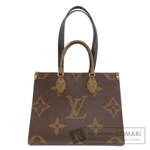 ルイヴィトン LOUIS VUITTON M45321  オンザゴーMM モノグラムジャイアント  トートバッグ 中古