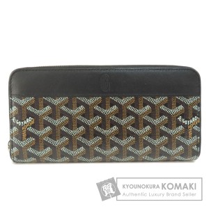 ゴヤール GOYARD  ヘリボーン マティニョン ジップGM ロングウォレット  中古