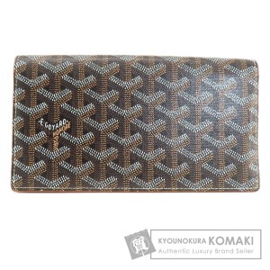 ゴヤール GOYARD  ヘリンボーン柄  長財布（小銭入れあり） コーティングキャンバス 中古