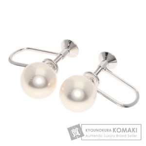 ミキモト MIKIMOTO  アコヤパール 真珠   イヤリング K18ホワイトゴールド レディース  中古