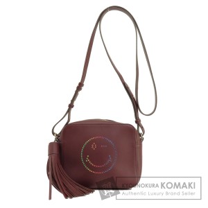 アニヤ・ハインドマーチ Anya Hindmarch  スマイリー  ショルダーバッグ レザー レディース  中古