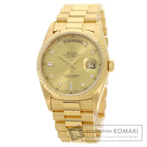 ロレックス ROLEX 18238A  デイデイト 10P ダイヤモンド ニューポイント  腕時計 中古