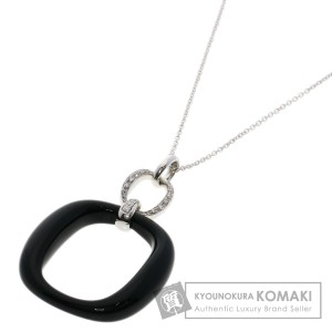 ダミアーニ Damiani  ディーレース ダイヤモンド オニキス  ネックレス K18ホワイトゴールド 中古