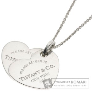 ティファニー TIFFANY&Co.  リターントゥ ダブルハート  ネックレス シルバー レディース  中古