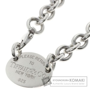 ティファニー TIFFANY&Co.  リターントゥ ティファニー オーバルタグ  ネックレス シルバー 中古