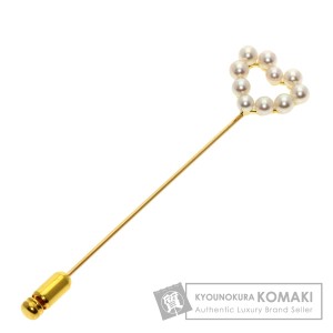 ミキモト MIKIMOTO  ベビーパール 真珠 ピンブローチ  ブローチ K18イエローゴールド 中古