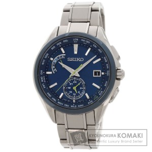 セイコー SEIKO SAGA299 8B63-0AV0  ブライツ ワールドタイム  腕時計 チタニウム チタニウム   中古