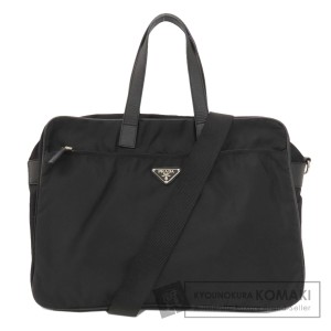 プラダ PRADA  ロゴ金具 2WAY  ビジネスバッグ ナイロン素材 メンズ  中古