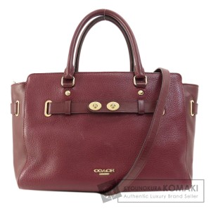 コーチ COACH F35689  2WAY  トートバッグ レザー レディース  中古