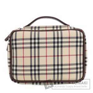 バーバリー BURBERRY  ノバチェック ミニバッグ  ハンドバッグ キャンバス レディース  中古