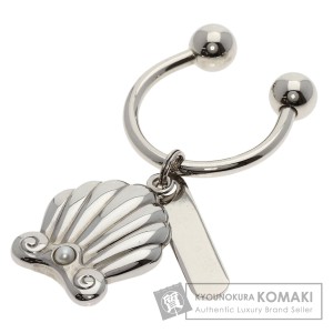 ミキモト MIKIMOTO  パール 真珠 キーリング  キーホルダー 金属製 レディース  中古