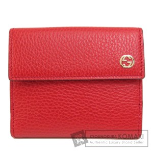 グッチ GUCCI 449405  インターロッキングG アウトレット  二つ折り財布（小銭入れあり） 中古