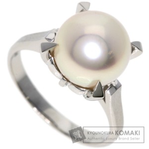 タサキ TASAKI  アコヤパール 真珠  リング・指輪 プラチナPT900 レディース  中古