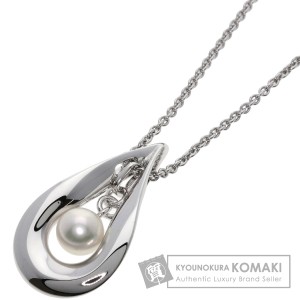 ミキモト MIKIMOTO  パール 真珠  ネックレス シルバー レディース  中古