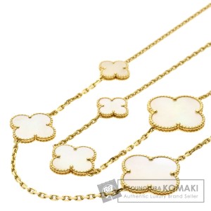 ヴァンクリーフ＆アーペル Van Cleef & Arpels  マジックアルハンブラ 16P ホワイトシェル  中古