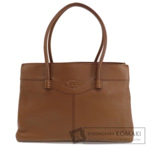 トッズ TODS  ロゴ  トートバッグ レザー レディース  中古