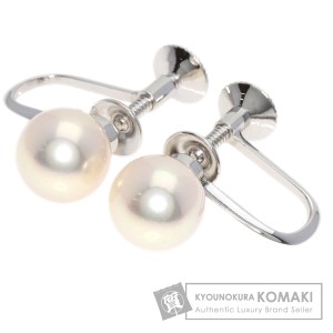 タサキ TASAKI  パール 真珠  イヤリング K14ホワイトゴールド レディース  中古