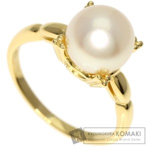 ミキモト MIKIMOTO  パール 真珠  リング・指輪 K18イエローゴールド レディース  中古