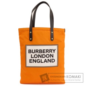 バーバリー BURBERRY  ロゴ  トートバッグ ナイロン素材 レディース  中古