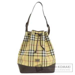 バーバリー BURBERRY  ノバチェック  トートバッグ PVC レディース  中古