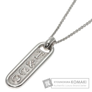 ティファニー TIFFANY&Co.  ロゴプレート T&CO  ネックレス シルバー レディース  中古