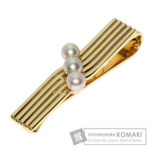 ミキモト MIKIMOTO  パール 真珠  タイピン K14イエローゴールド メンズ  中古